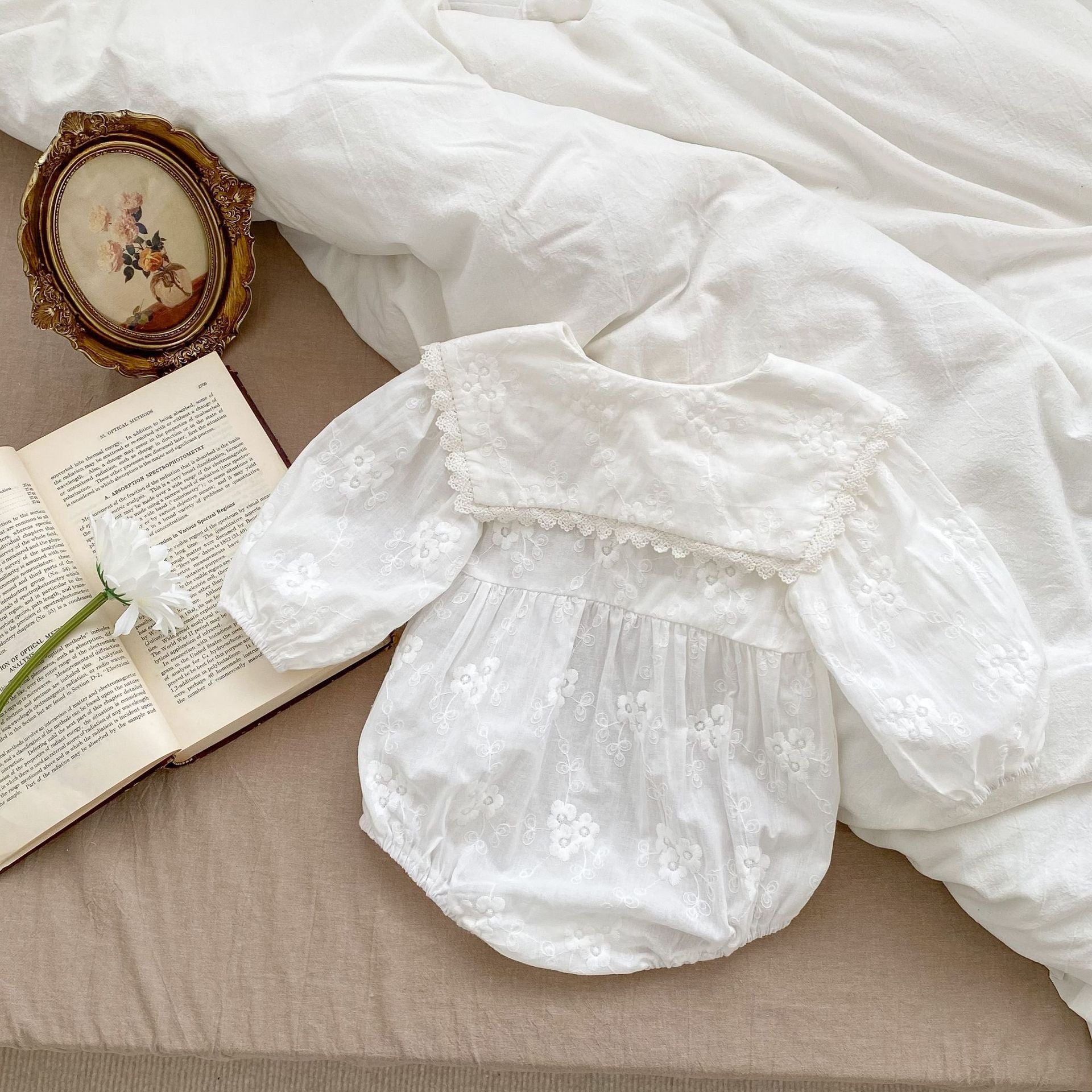 Body Bébé Fille Manches Longues – Coton Doux & Élégant